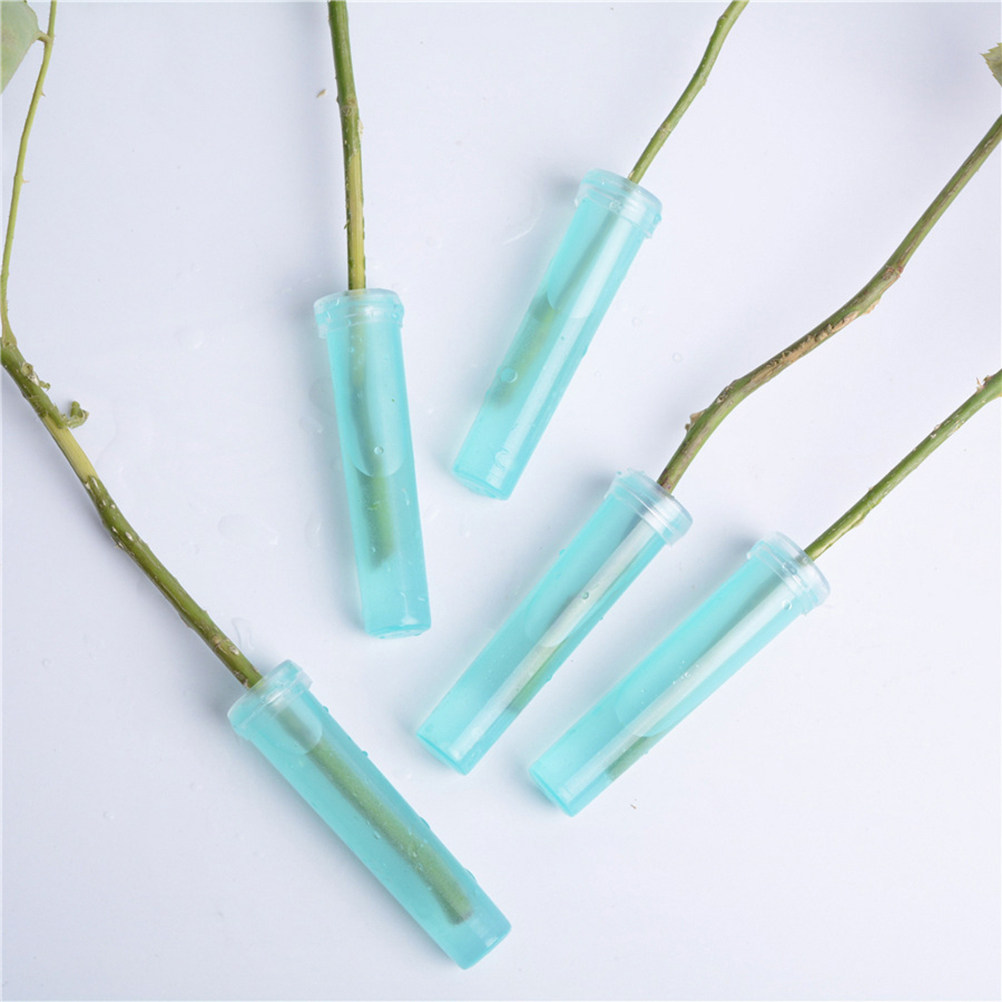 Stem Extender Tube - 20 Buah Tabung Air Bunga 4.1x1.8cm