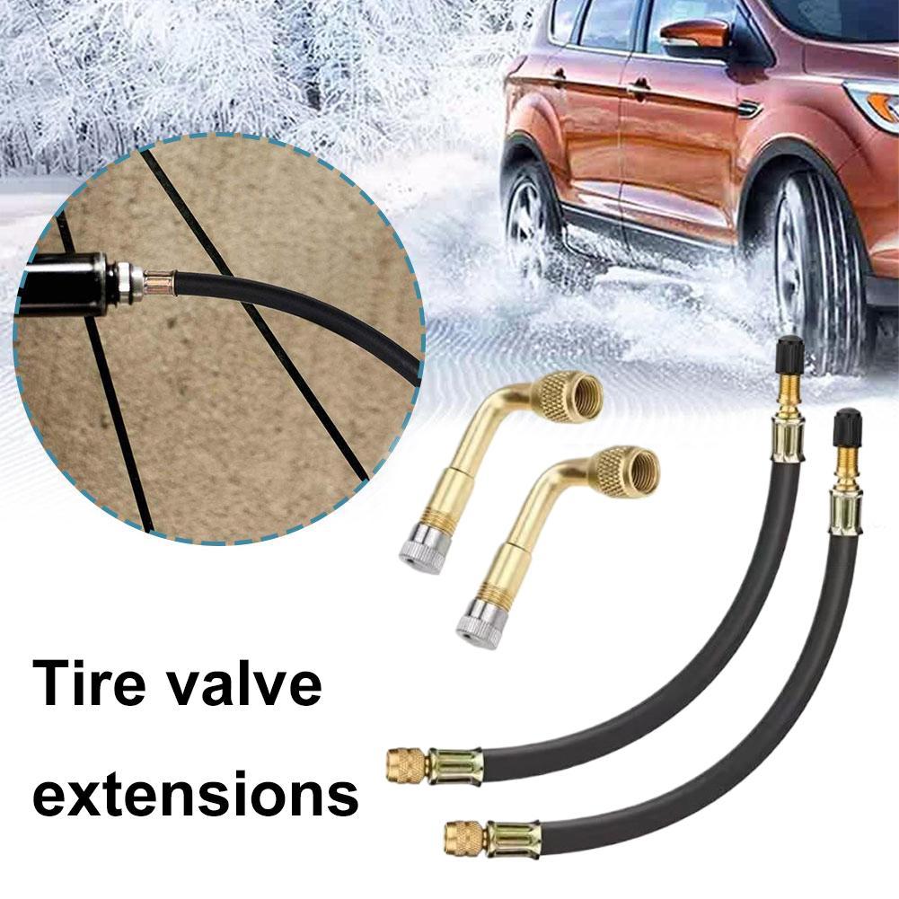 Stem Extender Tube - Selang Ekstensi Pompa Ban Fleksibel, Perpanjangan
